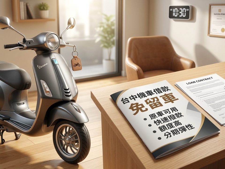 台中機車借款免留車 2