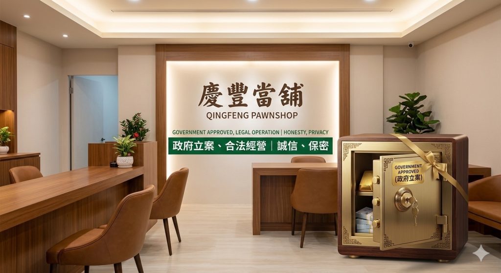 台中當舖借錢免留車真方便！辦理借款免留車，不用擔心借款被人發現！慶豐當舖隱私保密 1